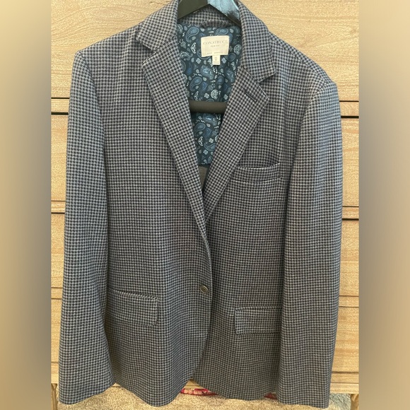 CON.STRUCT Slim Fit Knit Stretch Blazer Size 40 - Medium - Picture 1 of 5